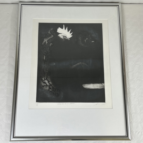 Oidentifierad konstnär. Litografi, signerad, 2/13.