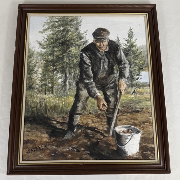 Ann-Liz Sehlstedt. Olja på duk, signerad.