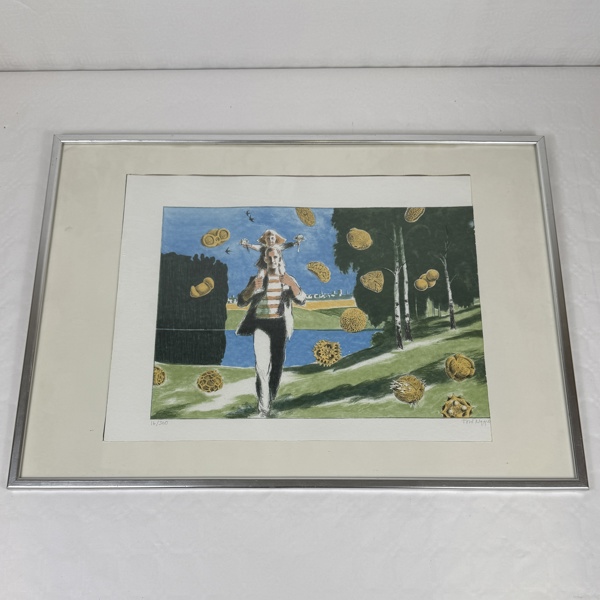 Färglitografi, signerad och numrerad 16/360.