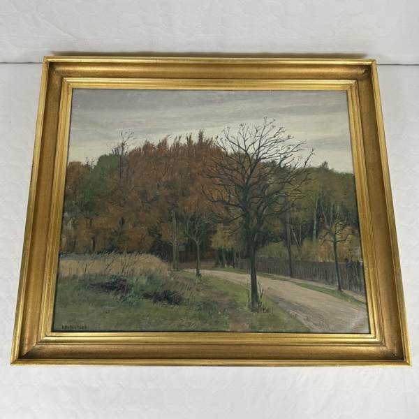 Otto Nielsen. Olja på duk, signerad.