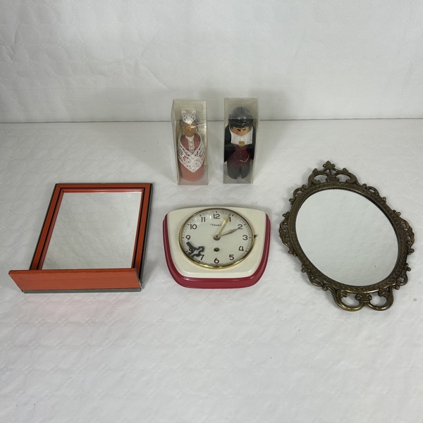 Diverselåda, bla Väggklocka, Diehl Tyskland.