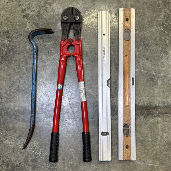 Redskap och verktyg, 4 delar.