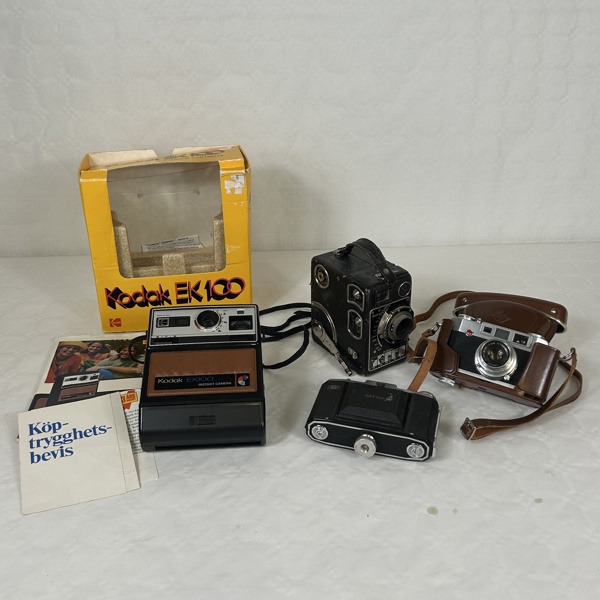 Parti kameror bla Kodak.