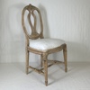 Stol, gustavianskt Stockholmsarbete, märkt med Stockholms stolmakarämbetes sigill, 1700-tal.