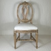 Stol, gustavianskt Stockholmsarbete, märkt med Stockholms stolmakarämbetes sigill, 1700-tal.