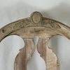 Stol, gustavianskt Stockholmsarbete, märkt med Stockholms stolmakarämbetes sigill, 1700-tal.