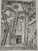 Roger Vuillard. Etsning, "Simson I Dagons tempel", singerad och numrerad 135/200.