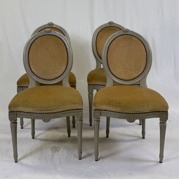 Stolar, 4st, gustaviansk stil, 1900-tal.