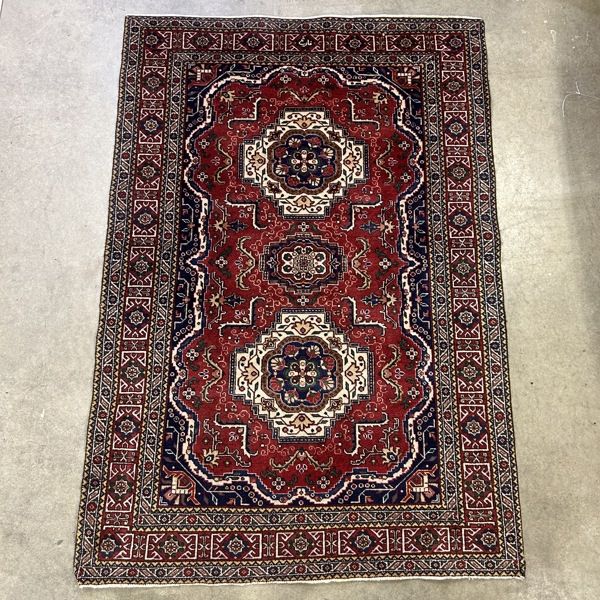 Matta, handknuten, orientalisk.