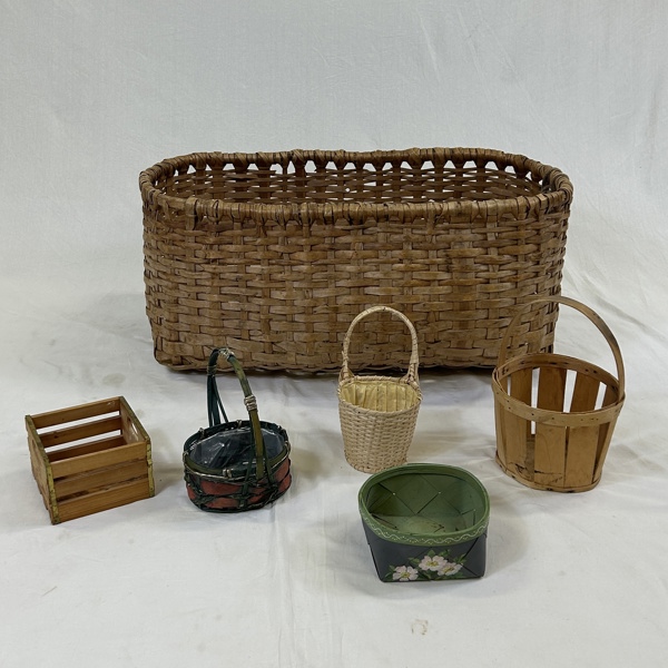 Korgar, 6st, allmoge.