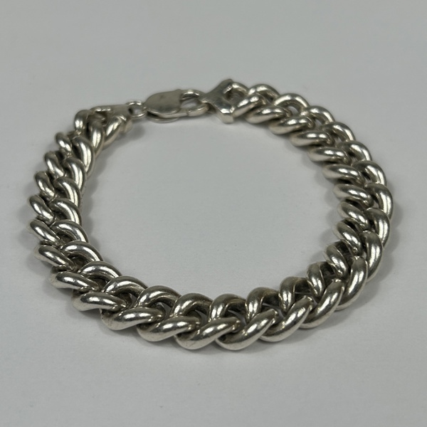 Silverarmband, pansarlänk.