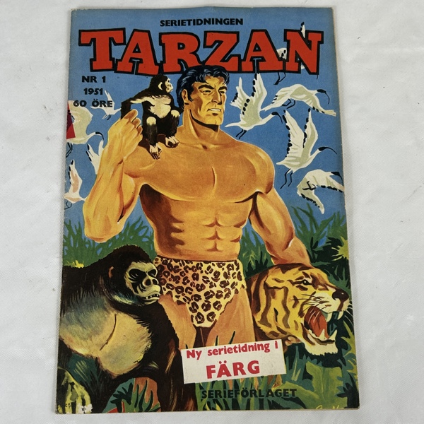 Serietidning, "Tarzan", Nr 1, 1951.