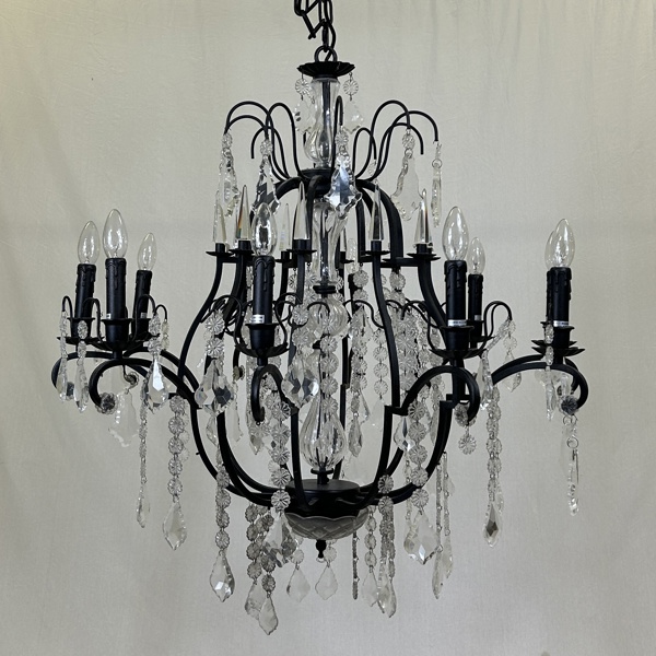 Takkrona, smide, barockstil, 19/2000-tal.