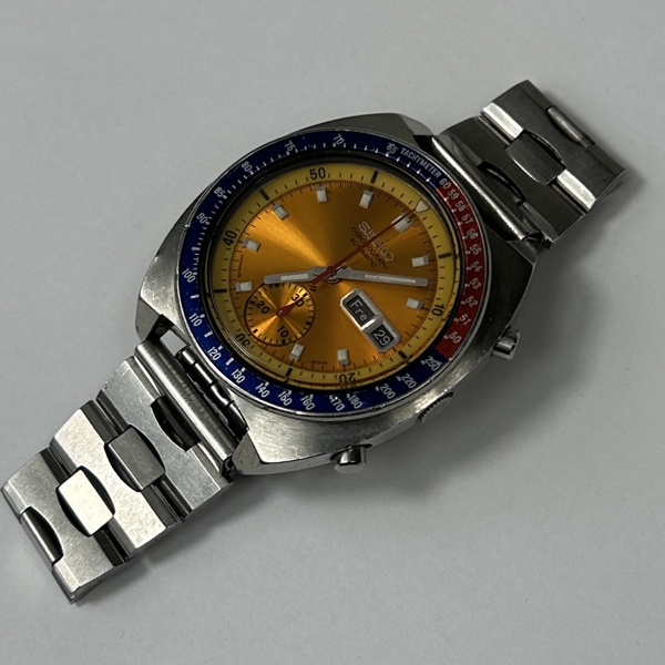 Herrarmbandsur. Seiko, 41 mm, 6139-6002, "Cevert", 1970-tal.