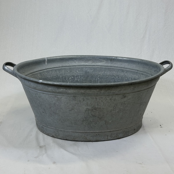 Zinkbalja, 85 liter.