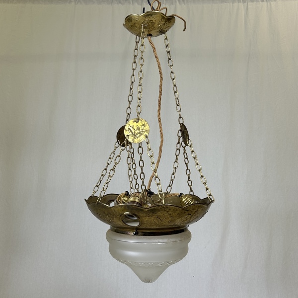 Taklampa, jugend, 1900-talets början.