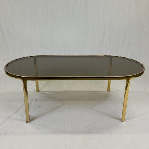 Soffbord, metall/glas, 19/2000-tal.