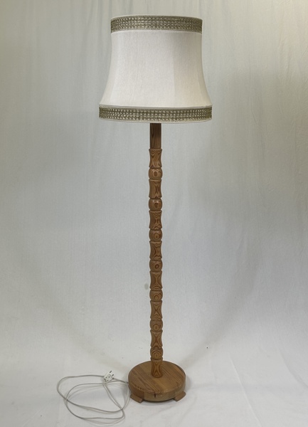 Golvlampa, furu, 1900 tal.