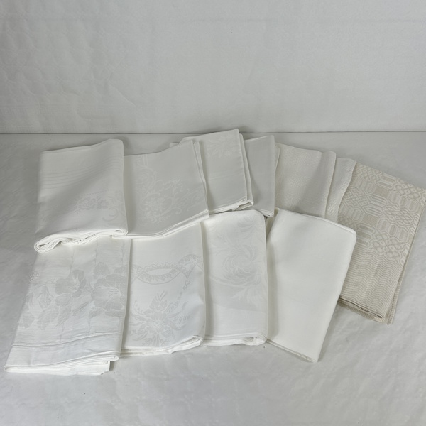 Hemvävda dukar, 10st.