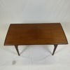 Soffbord, "EM Bordet", Mahogny, Emmaboda Möbelfabrik, 1950/60 tal.