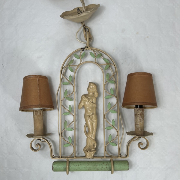 Taklampa, smide, Art Nouveau, 1900-talets början.