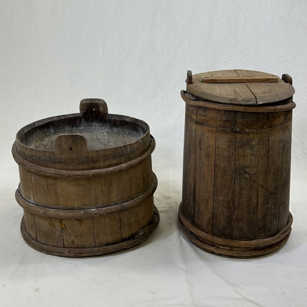Laggkärl, 2st, 1800-tal.