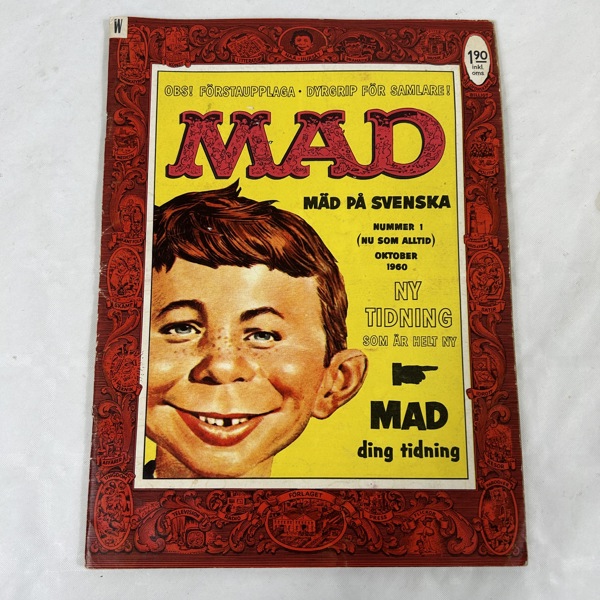 Serietidning, "Mad", Nr 1, 1960.