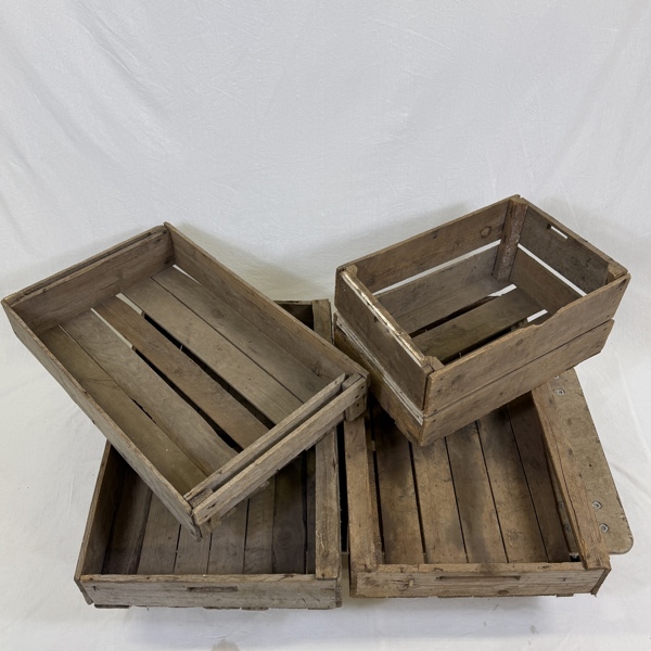 Trälådor, 4st, allmoge.