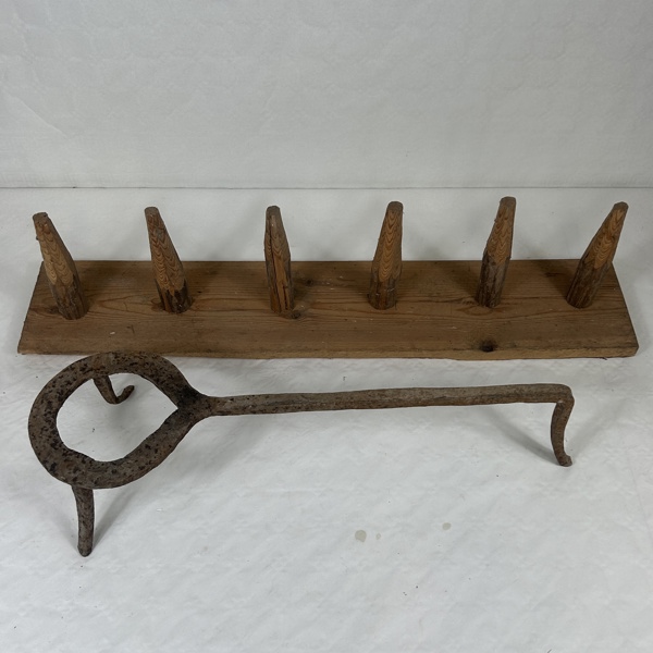 Hängare och grytfot, 17/1800-tal.