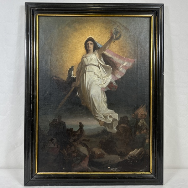 Oidentifierad konstnär. Olja på duk, 1800-tal.