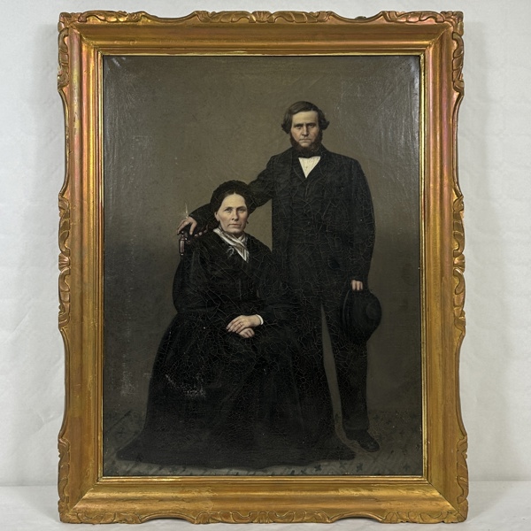 Okänd konstnär. Olja på duk, 1800-tal.