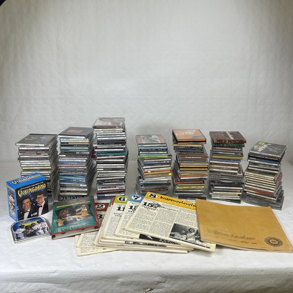 Parti CD- och LP-skivor, dansband.