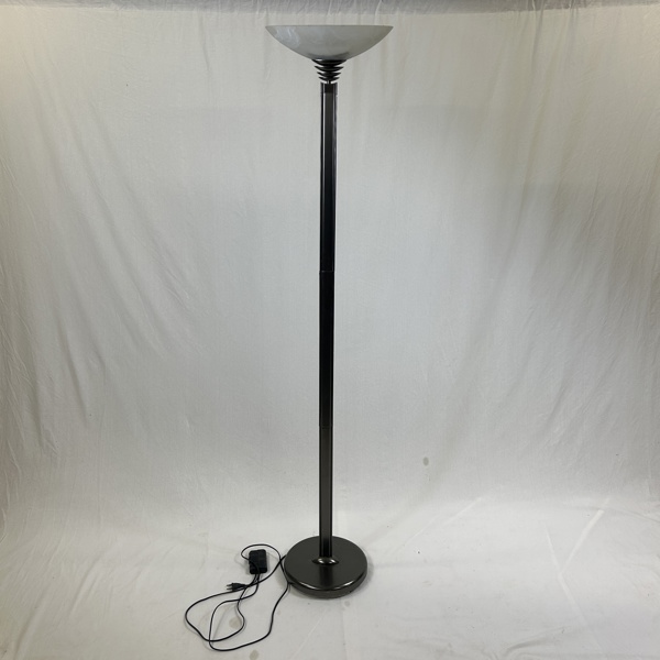 Golvlampa, metall och glas, Cottex.