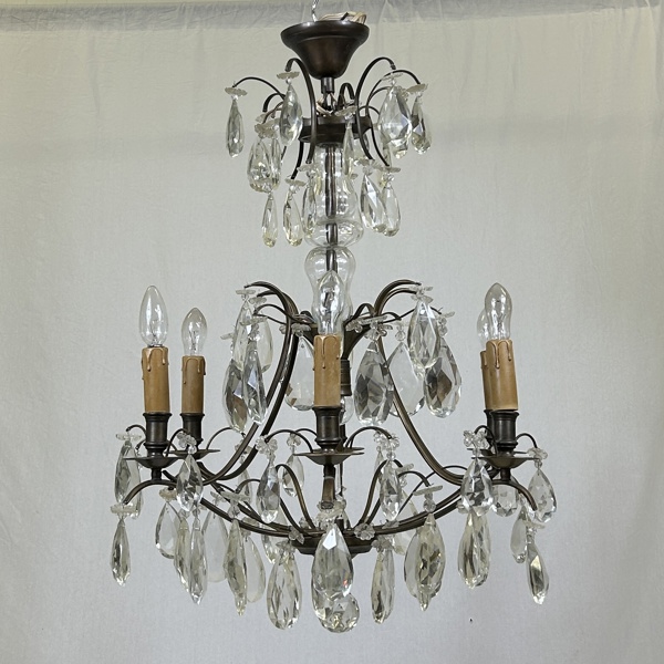 Ljuskrona, rokokostil, 1900-tal.