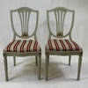 Stolar, ett par, gustaviansk stil, 1900-tal.