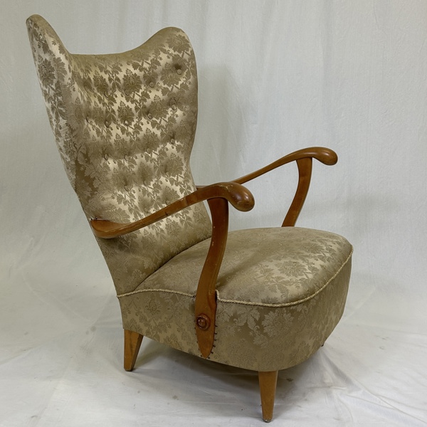 Öronlappsfåtölj, 1900-talets mitt.