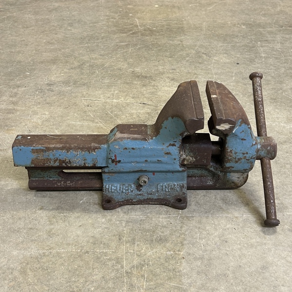 Stort skruvstäd, 1900-tal.