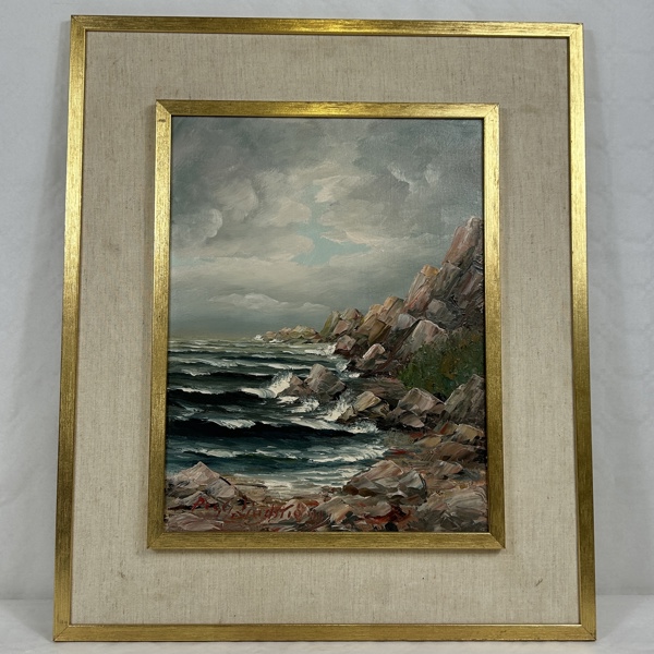 Per Lindström. Olja på pannå, signerad.