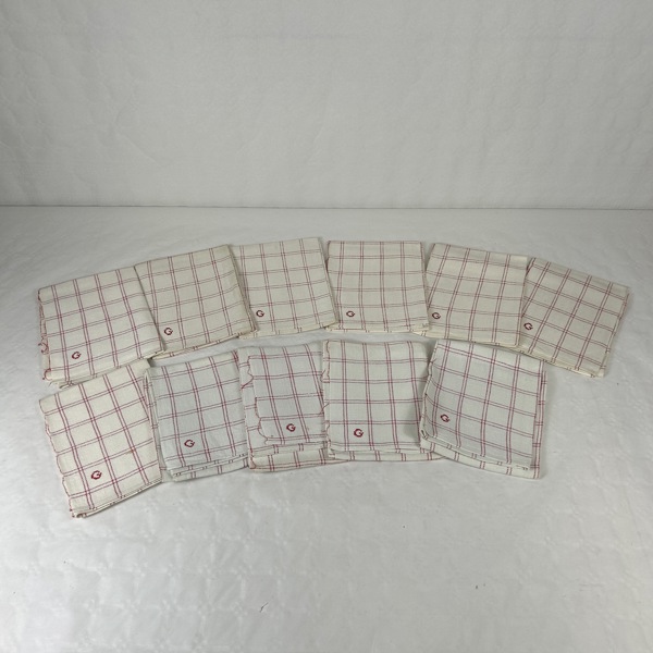 Hemvävda handdukar, 11st.