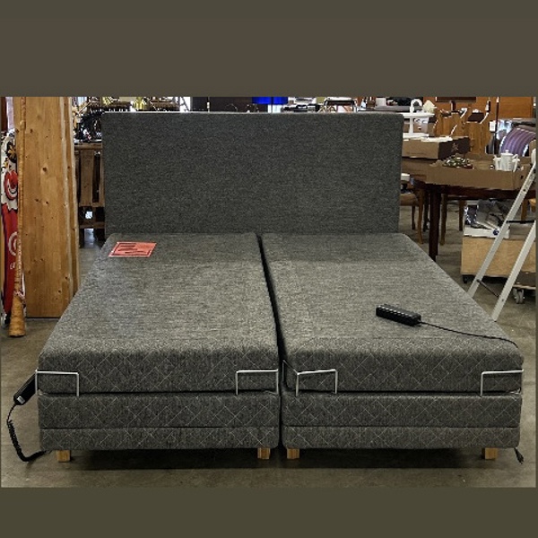 Dubbelsäng, el, "ÄNGSÖ 90", ställbara, 180 x 200 cm, Kungssängen.