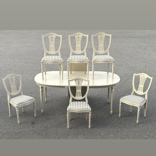 Matgrupp, 7 delar, gustaviansk stil, 1900-tal