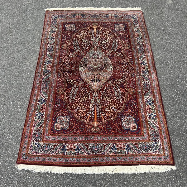 Matta, handknuten, orientalisk.