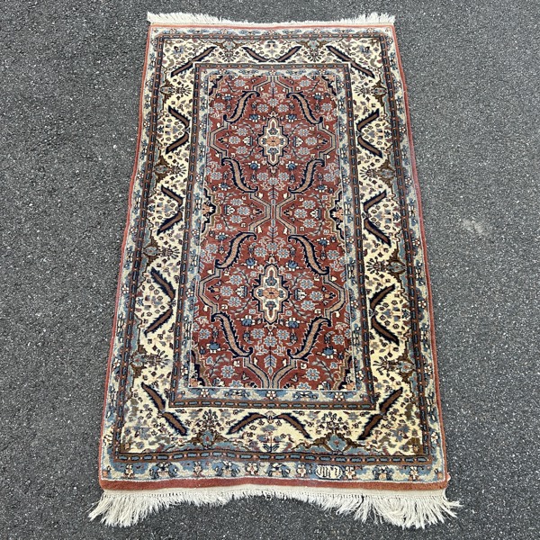 Matta, handknuten, orientalisk.