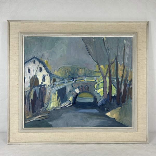 Astrid Forselius-Johnson. Olja på duk, signerad.