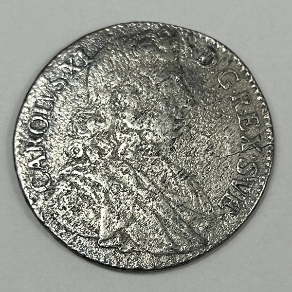 Silvermynt, 2 mark, 1685, Karl XI, silver.