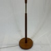Golvlampa, teak och mässing, 1960-tal.