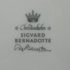 Sigvard Bernadotte. Tallrikar/assietter, 12 delar, "Marianne", Christineholm, Fyrklövern.