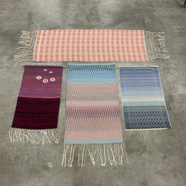 Matta och gobelänger, 4 delar.