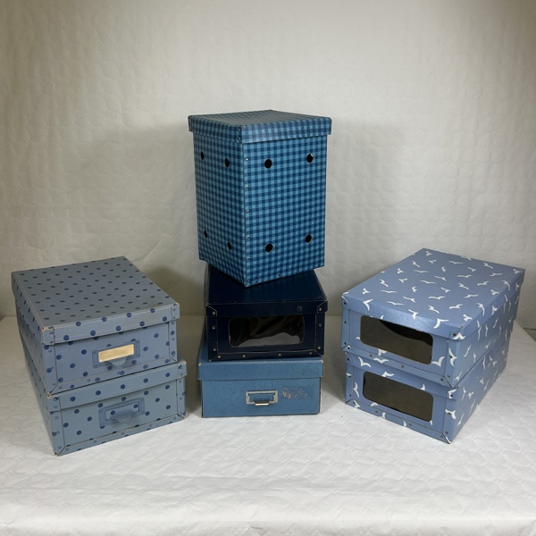 Unica Boxar /Förvaringslådor, 7st.