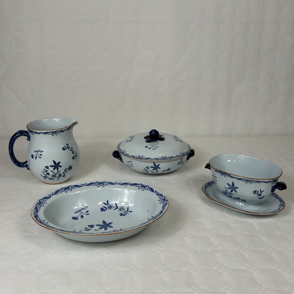 Matservisdelar, 4 delar, "Ostindia", Rörstrand.